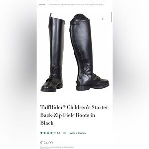 TuffRider Kids Black Riding Boots